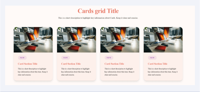 Feature Cards Grid